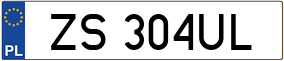 Truck License Plate